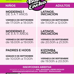 Clases de baile gratis, prueba nuestras actividades